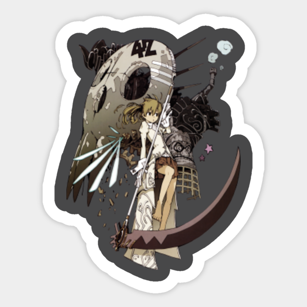 Soul Eater Maka Albarn Soul Eater Sticker Teepublic 5349